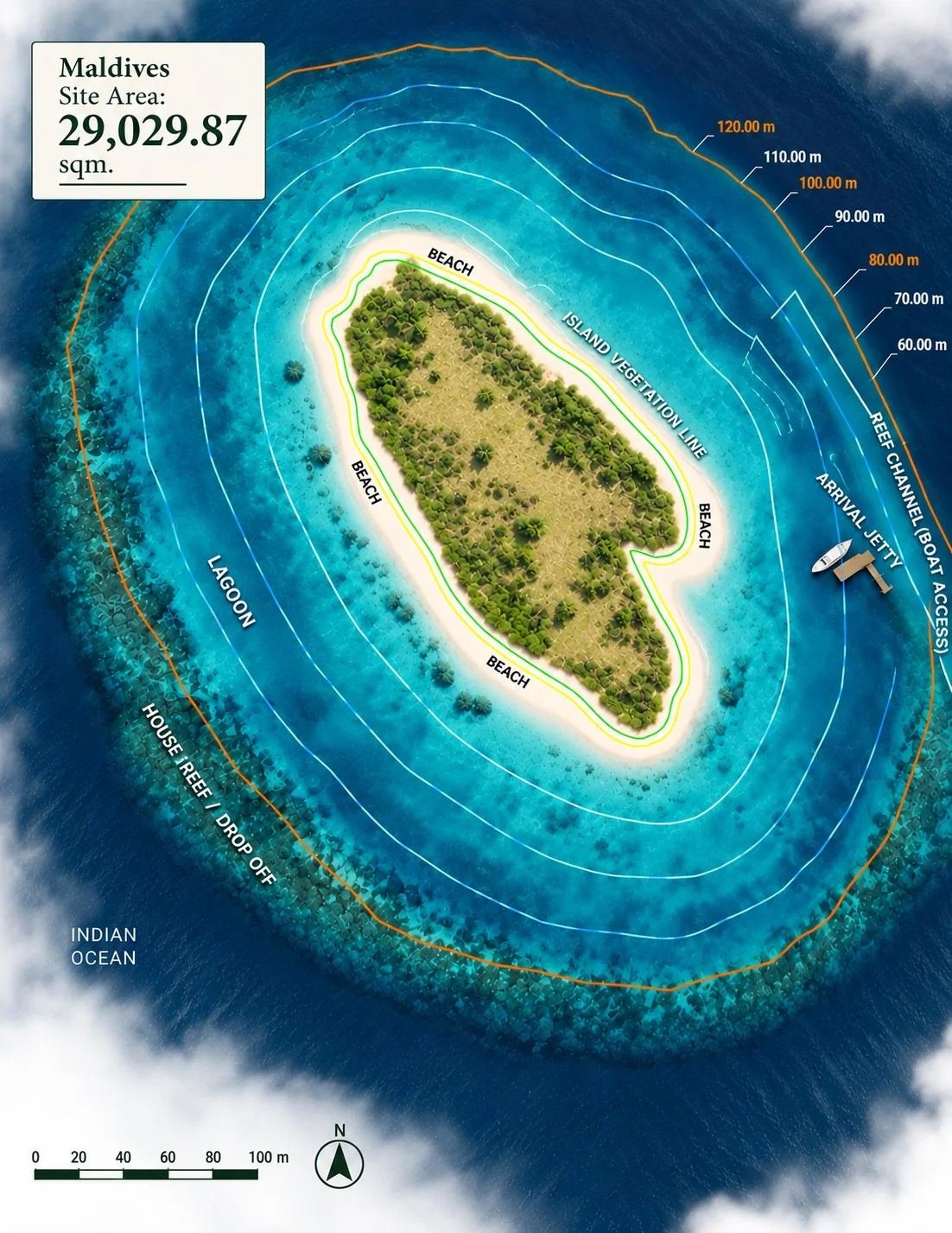 Maldives site plan